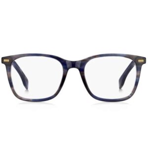 BOSS Men's Blue Tortoiseshell Rectangular Frames 1369 JBW 5320-Tudora