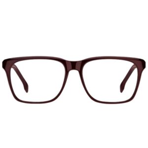 BOSS Men's Dark Brown Rectangular Frames 1377 09Q 5516-Tudora