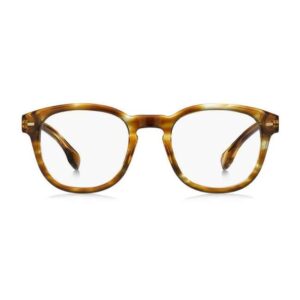 BOSS Men's Tortoiseshell Round Frames 1384 WGW 4921 – Honey-Tudora