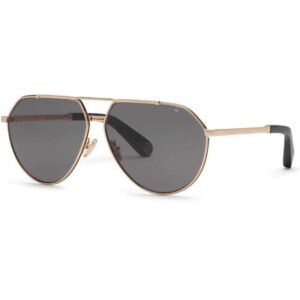 Philipp Plein Aviator Unisex Sunglasses SPP007V 64 302F-Tudora