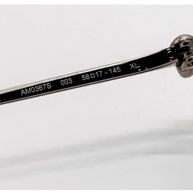 Alexander McQueen AM0367S 003 Women's Sunglasses – Gold / Blue Gradient - Image 7