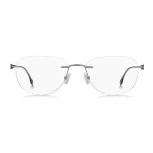 BOSS Men's Rimless Silver Frames 1265/B SVK 5418-Tudora