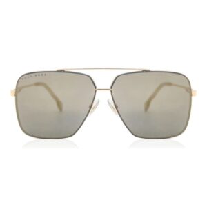 BOSS Men's Gold Metal Aviator Sunglasses 1325/S J5G 62UE-Tudora