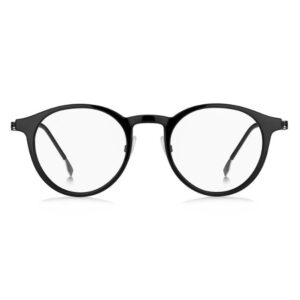 BOSS Men's Black Round Frames 1350/F TI7 4919-Tudora