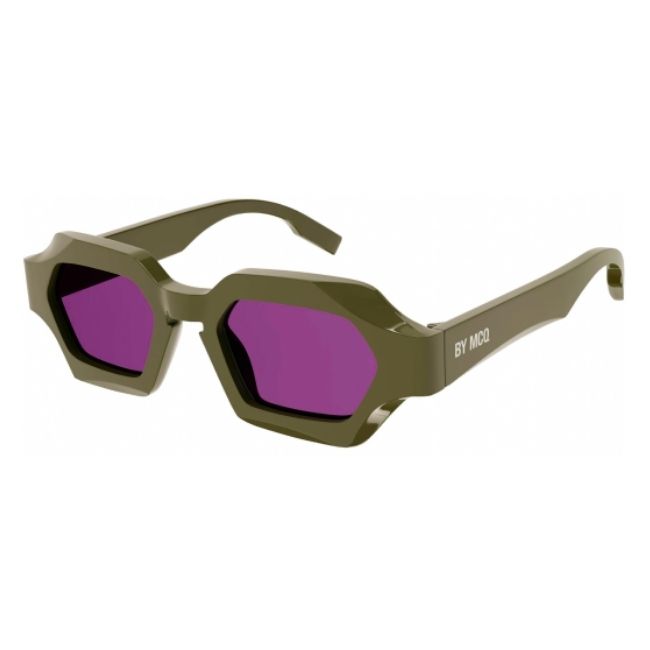 MCQ Geometric Women Sunglasses MQ0323S 003 49-Tudora