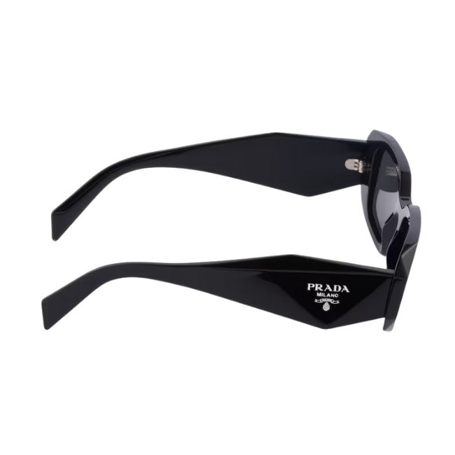 Prada Symbole PR 17WS – Black / Silver Mirror (1AB07Z) - Image 3