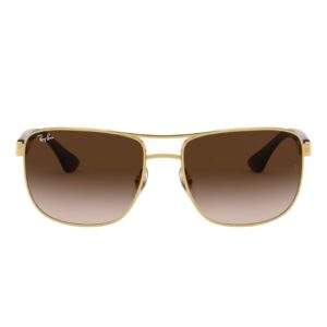 RayBan Square Unisex Sunglasses 0RB3533 001/1357-Tudora
