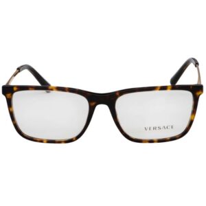 Versace Havana Rectangular Frames Unisex 0VE3301 108   56