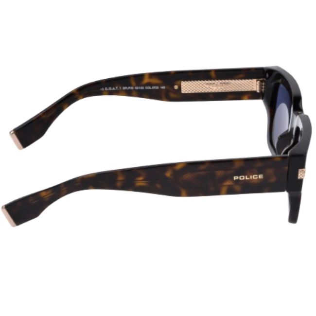 Police Rectangle Unisex Sunglasses SPLP32K 52 722 - Image 3